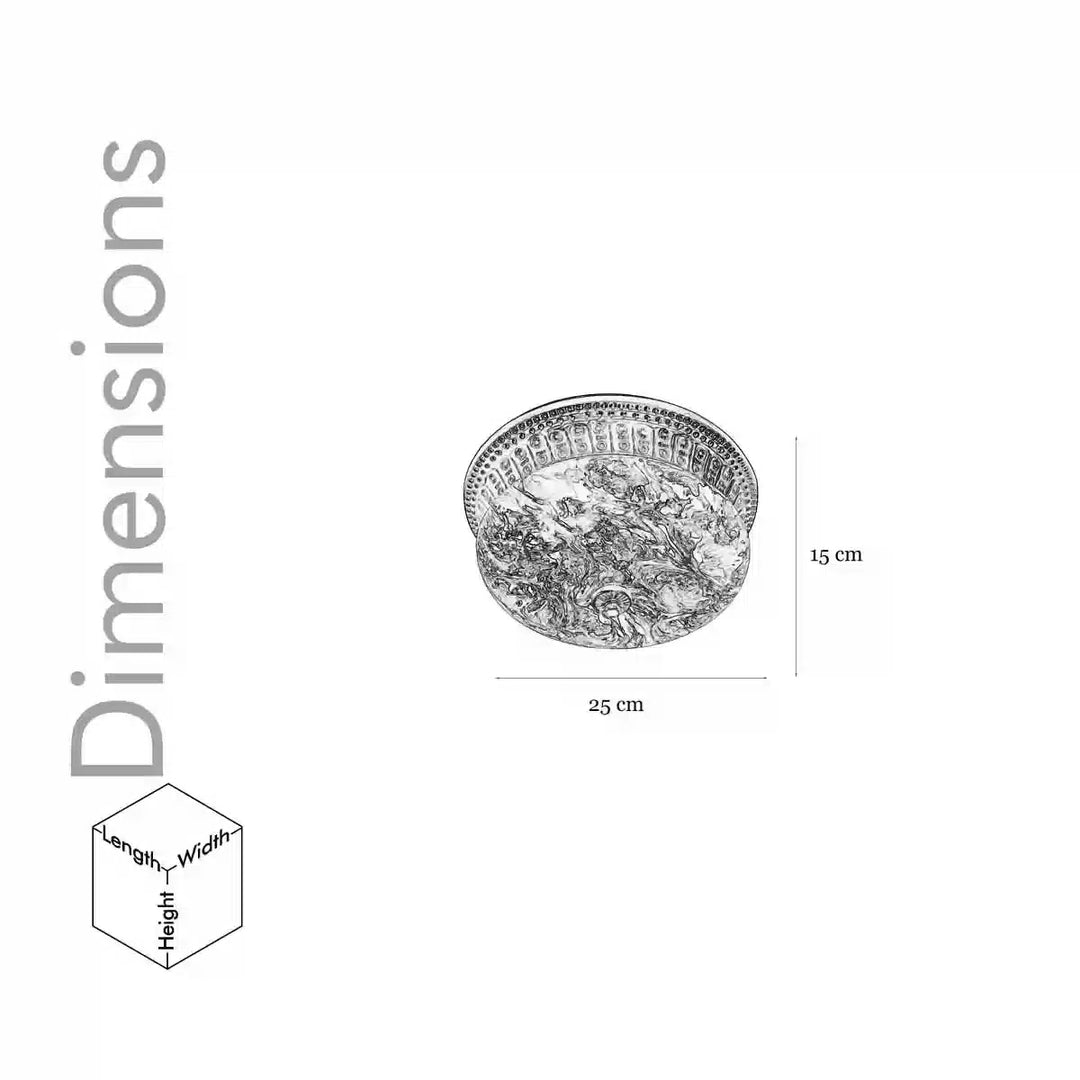 SOROLLA Round Flush Ceiling Light