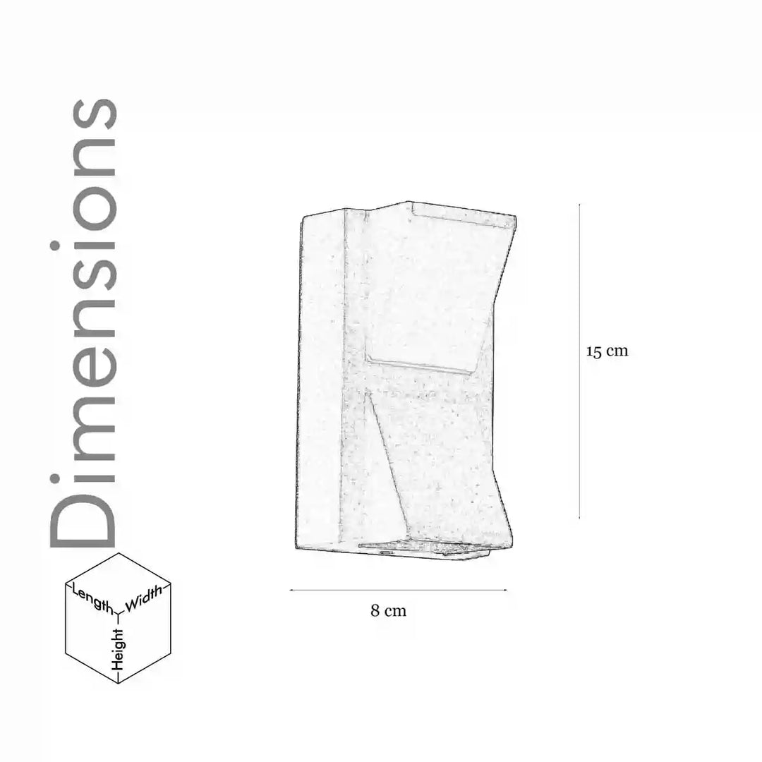 CAPITAL UP Down LED Outdoor Wall Light