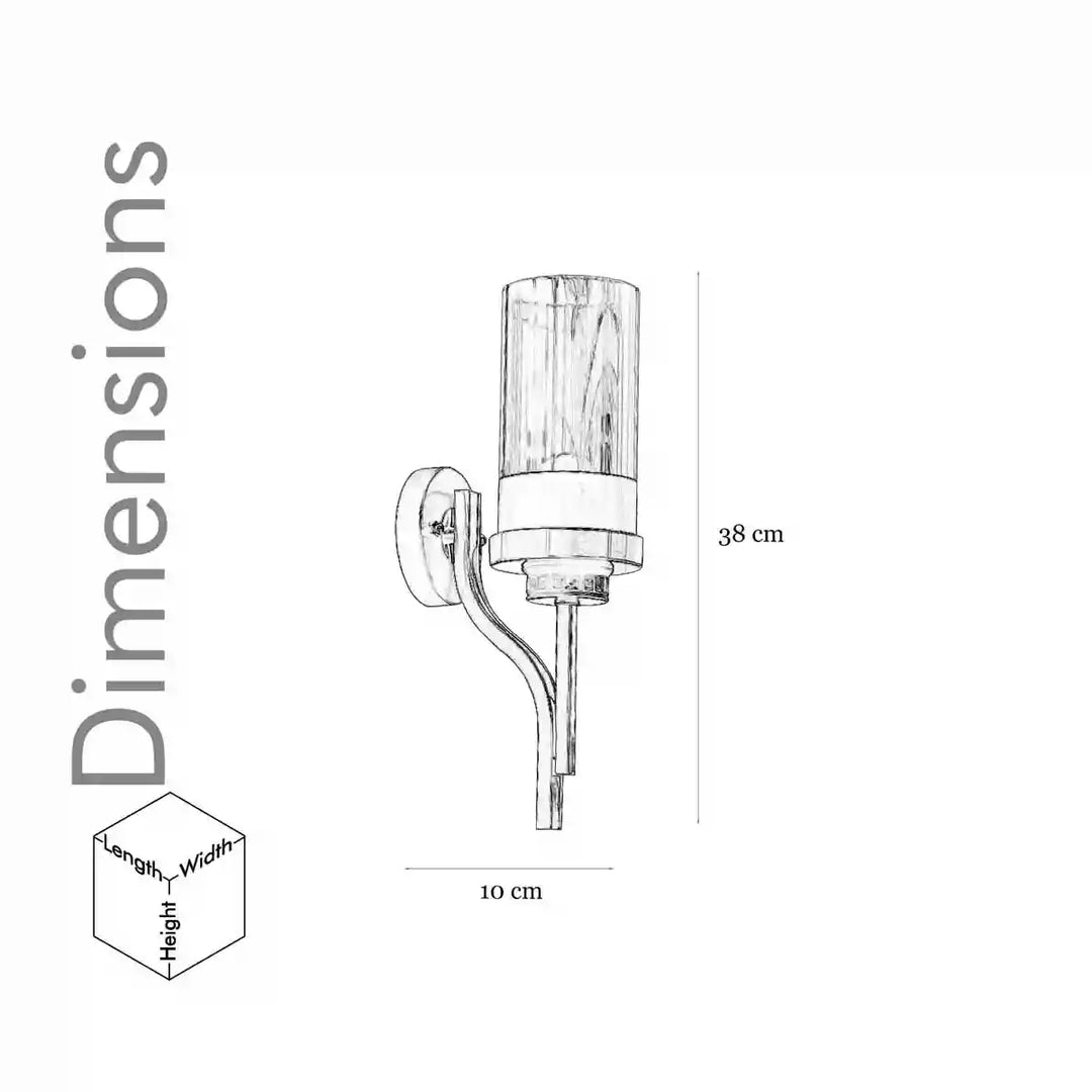 MARCO Matte Black and Brass Wall Light