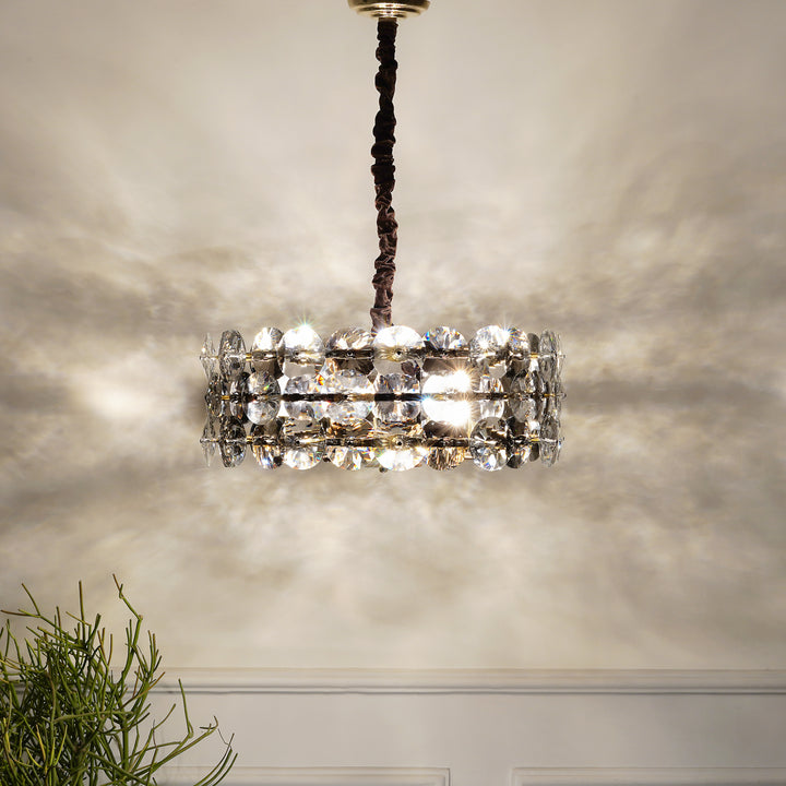 PALAZZO 12 Light Modern & Contemporary Crystal Chandelier