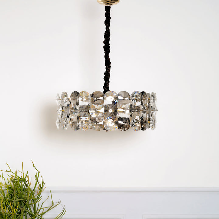 Palazzo 12 Light Modern & Contemporary Crystal Chandelier