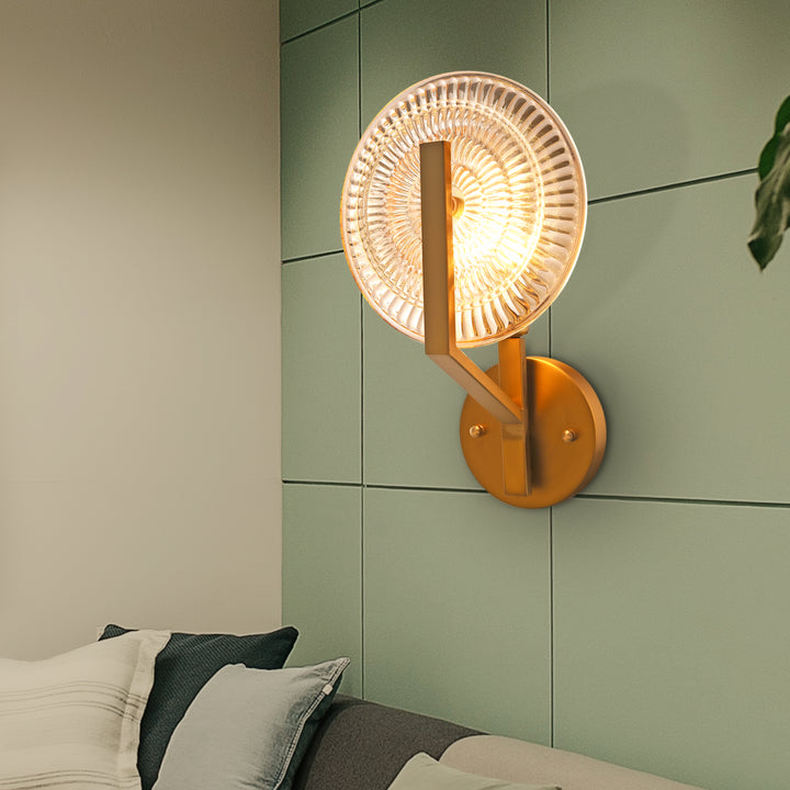 Gagnier Cut Work Glass Wall Light