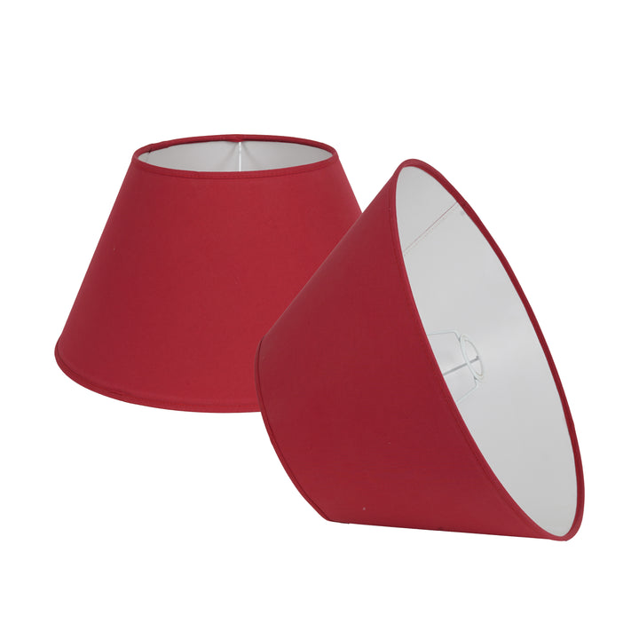 Maroon Cotton Empire Lamp Shade – 35 cm