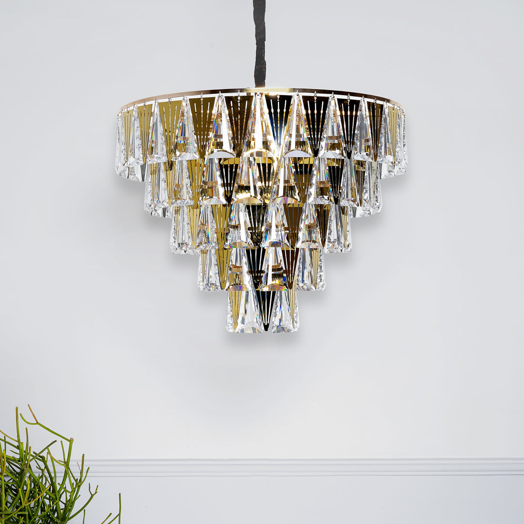 Derek 15 Light Crystal Chandelier