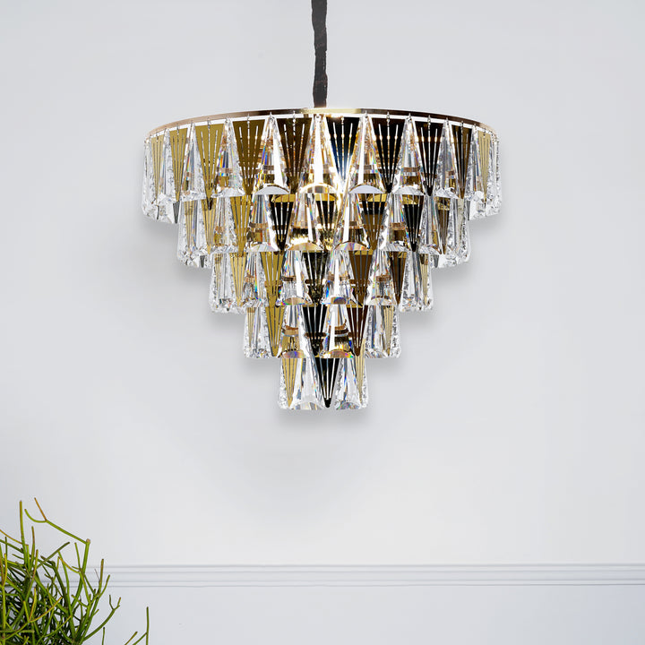 Derek 15 Light Crystal Chandelier
