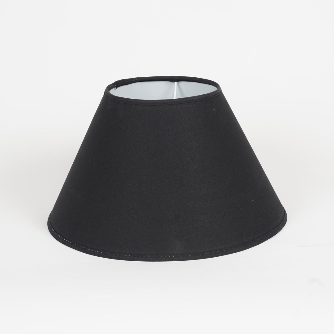 Black Cotton Empire Lamp Shade – 35 cm