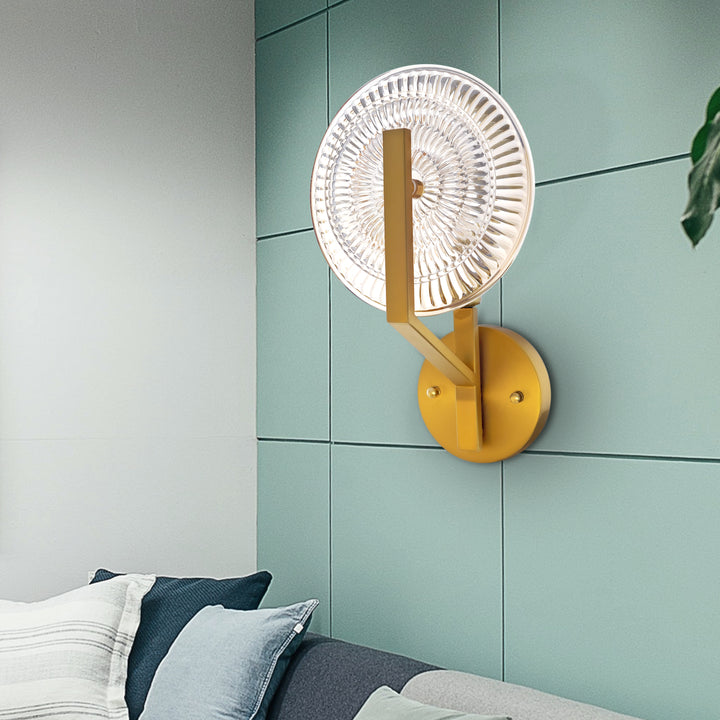 Gagnier Cut Work Glass Wall Light