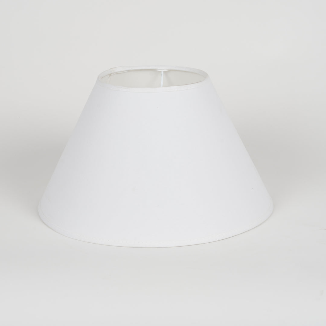 Off-White Cotton Empire Lamp Shade – 35 cm