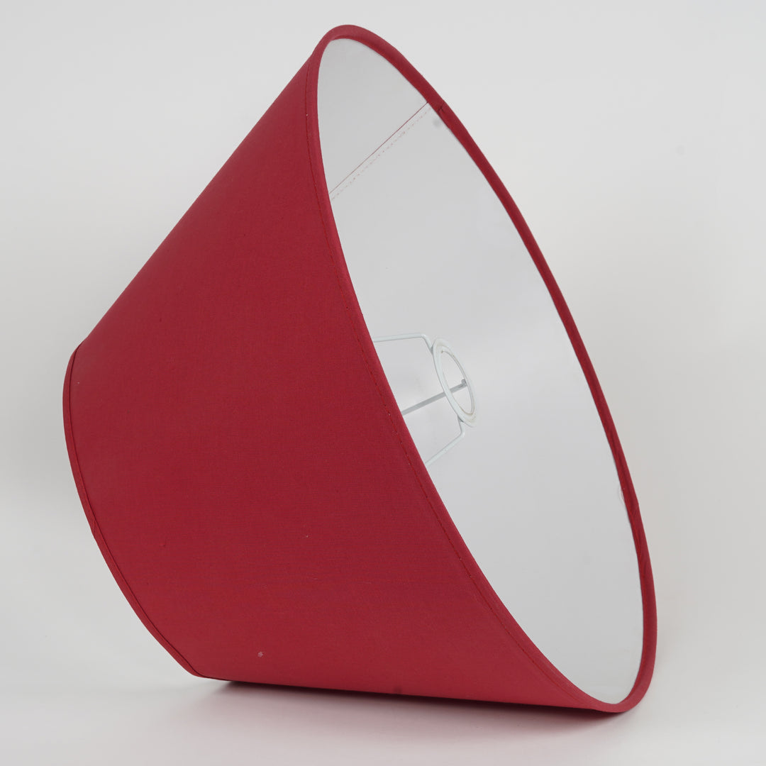 Maroon Cotton Empire Lamp Shade – 35 cm