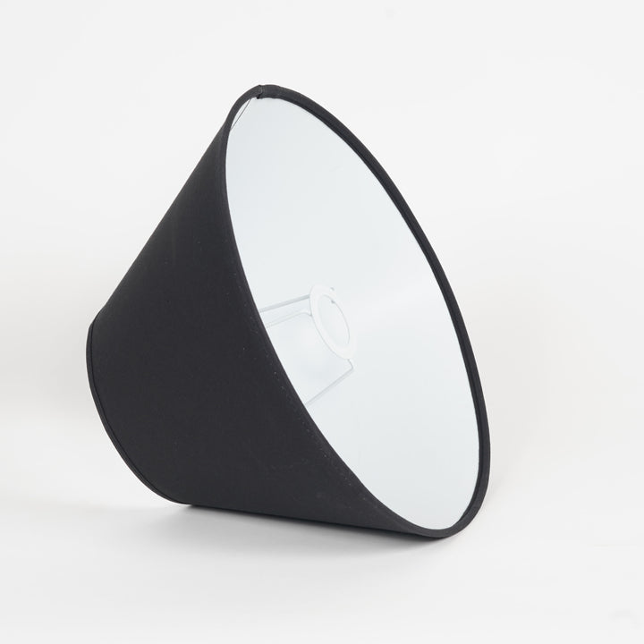 Black Cotton Empire Lamp Shade – 35 cm