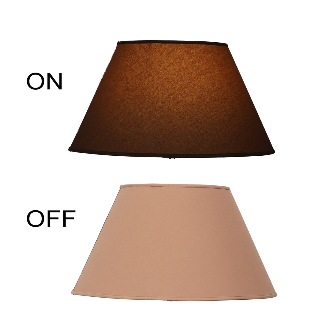 Beige Cotton Empire Lamp Shade – 45 cm