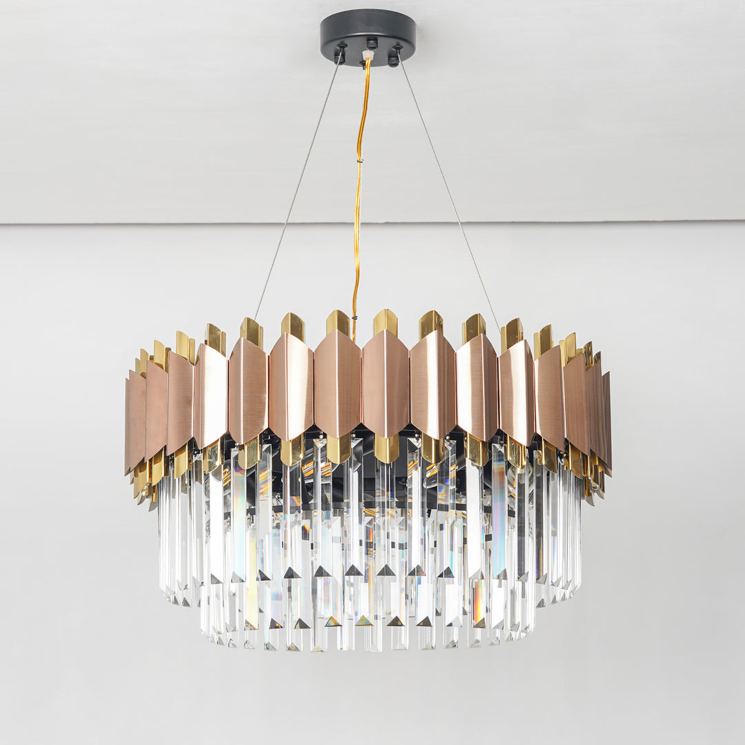 Sanleen 9 Light Crystal Chandelier