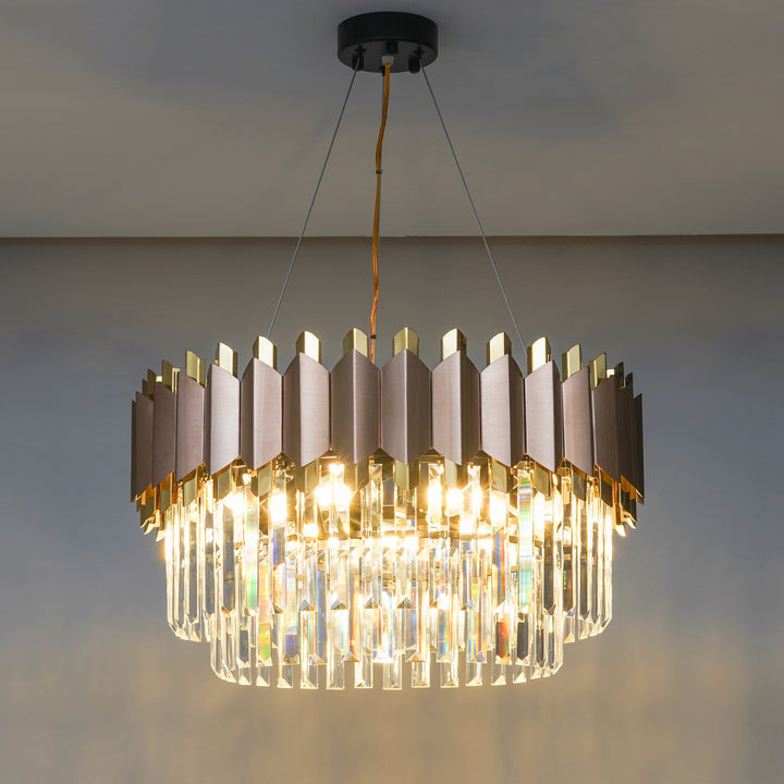 Sanleen 9 Light Crystal Chandelier