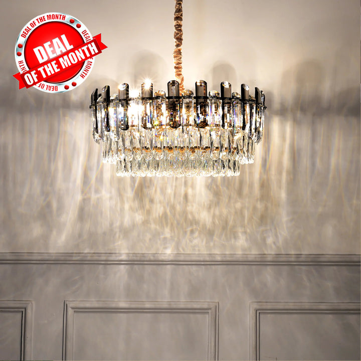 Kensington 12 Light luxurious Crystal Chandelier