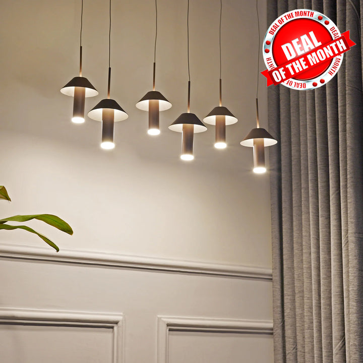 Dorcia Hat Drop LED Chandelier