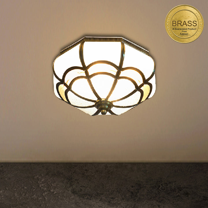 Cartwheel Chrome Finish Brass Chandelier Light