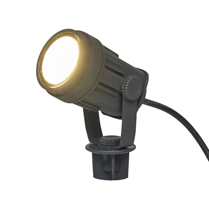 Bloom 7Watt LED Garden Spotlight in Black Finish