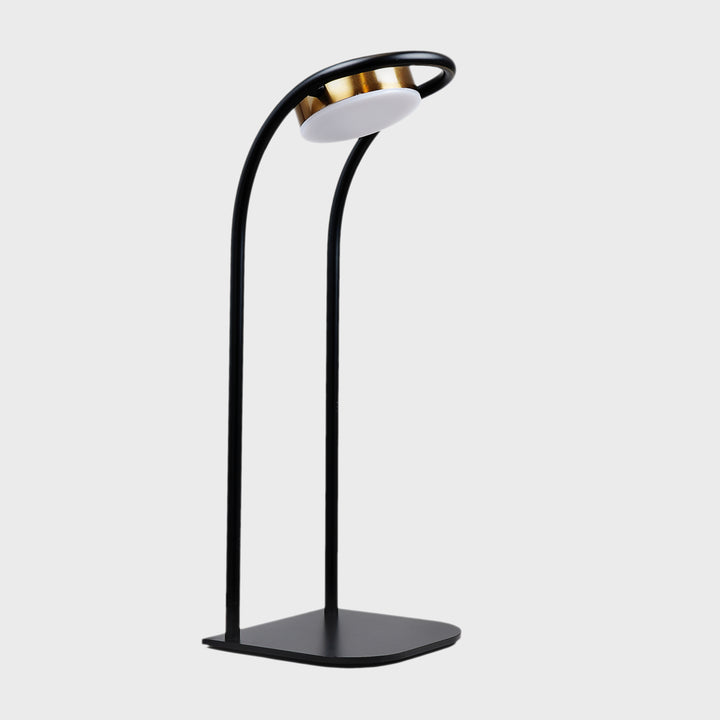 DRAX Black Finish Metal Table Study Lamp