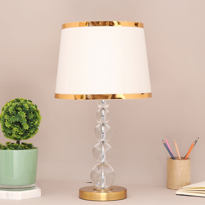 DIVINE Growth Glass Globe Premium Table Lamp With Shade