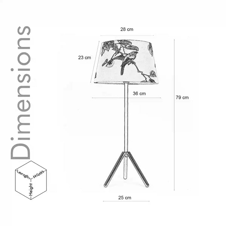 Mizuko Matte Black and Copper Table Lamp With White Cotton Shade