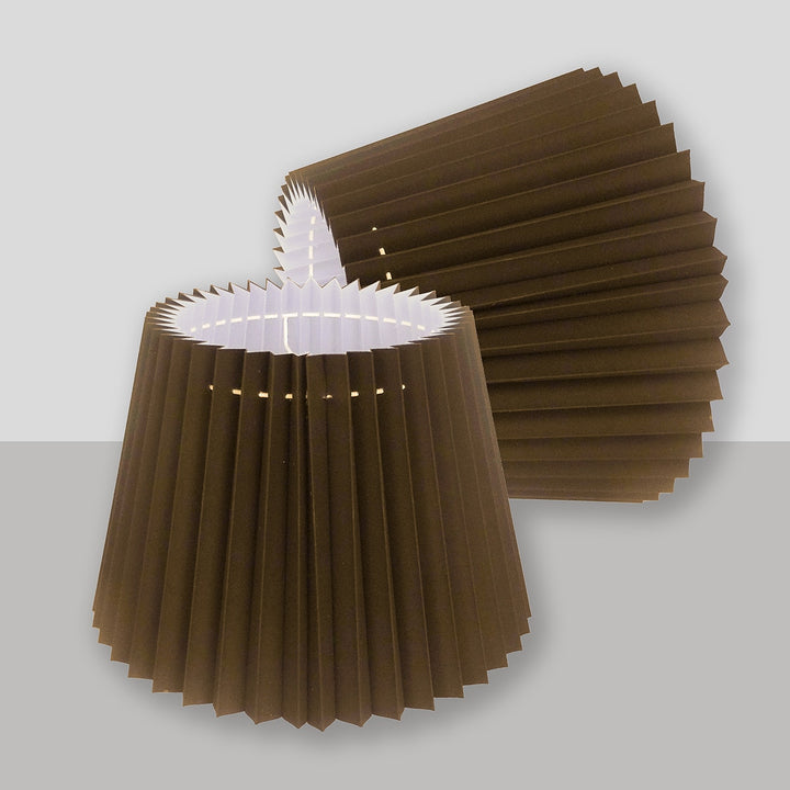 Spico Beige Linen Machine Pleated Lampshade – 40 cm