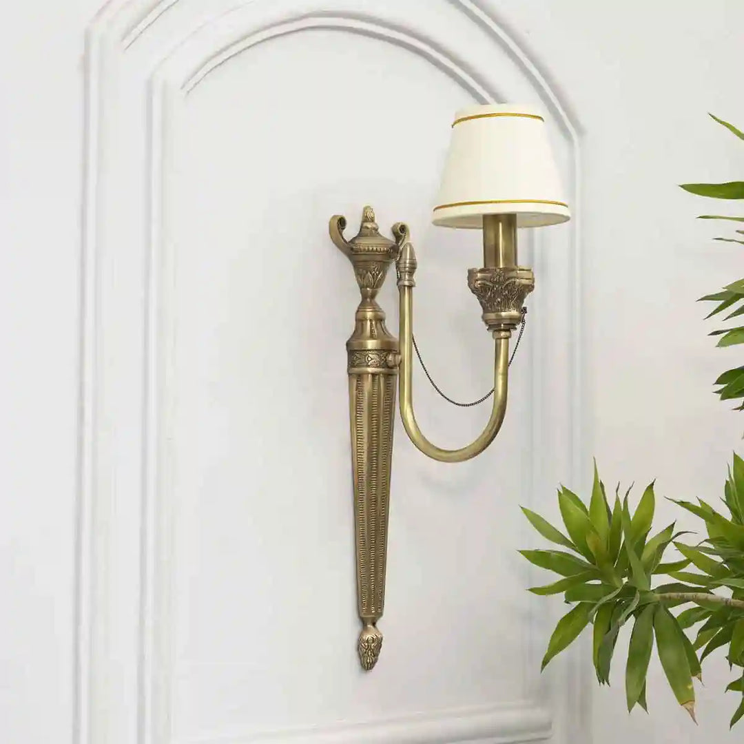 Ortona Single Arm Brass Wall Light