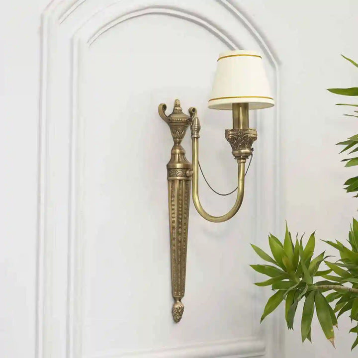 Ortona Single Arm Brass Wall Light