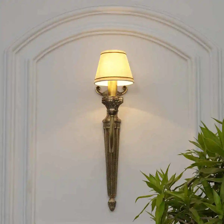 Ortona Single Arm Brass Wall Light