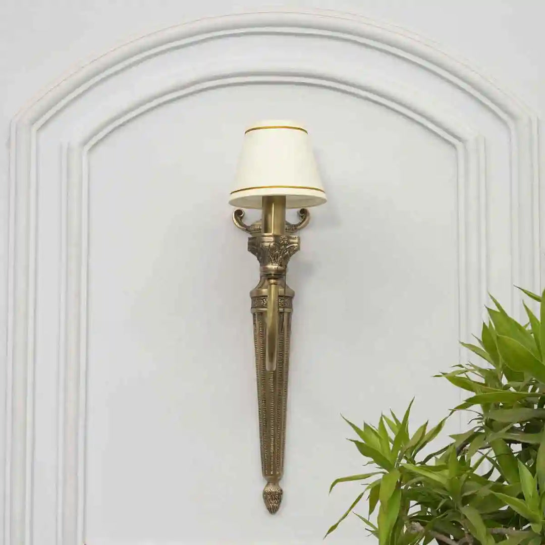 Ortona Single Arm Brass Wall Light