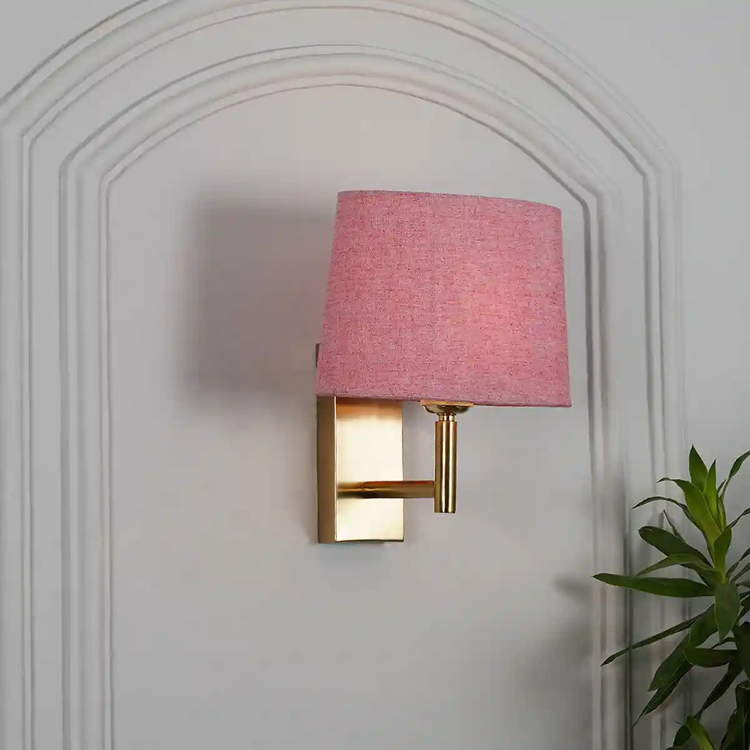 Ortona Shine Brass Finish Metal Wall Light