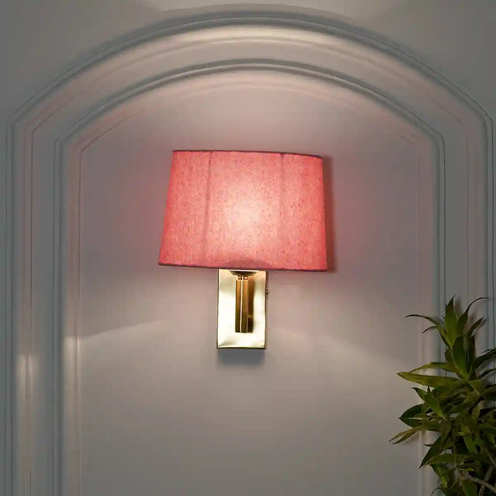 Ortona Shine Brass Finish Metal Wall Light
