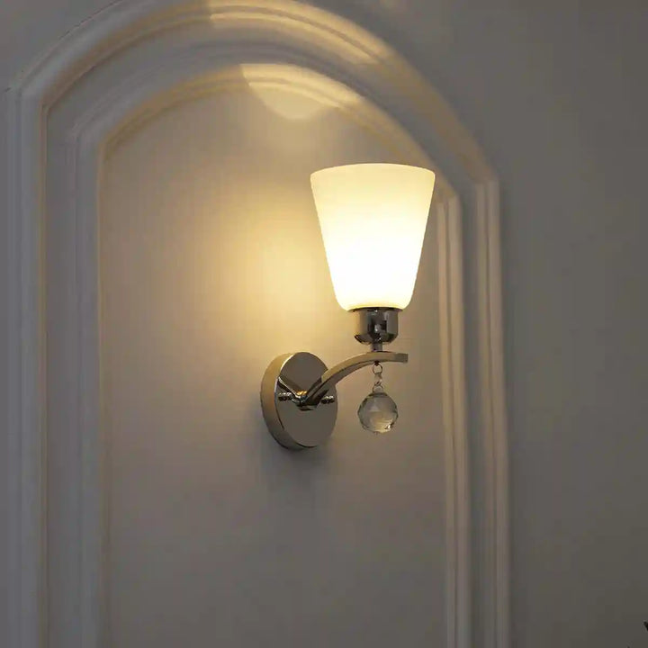 Maracas Glass and Metal Wall Light