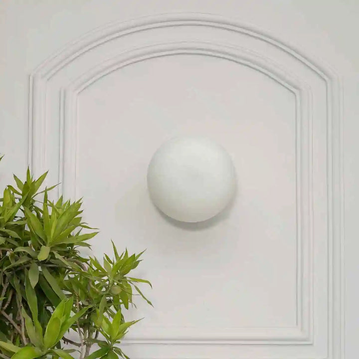Hollis Shine Brass & Frosted White Wall Light