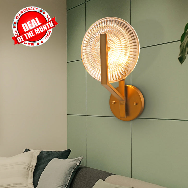 Gagnier Cut Work Glass Wall Light
