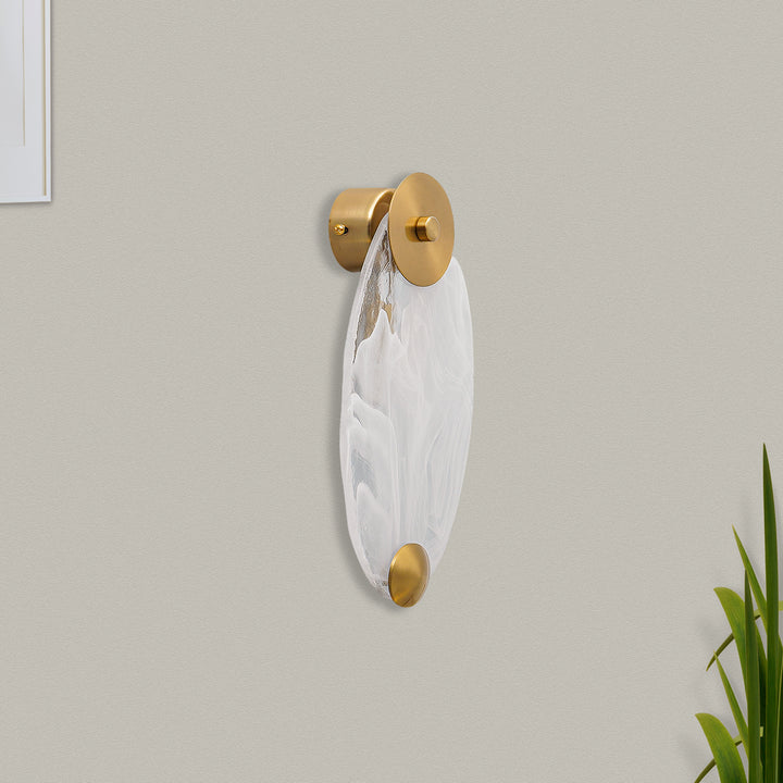 ELLISON White Marbal Wall Light