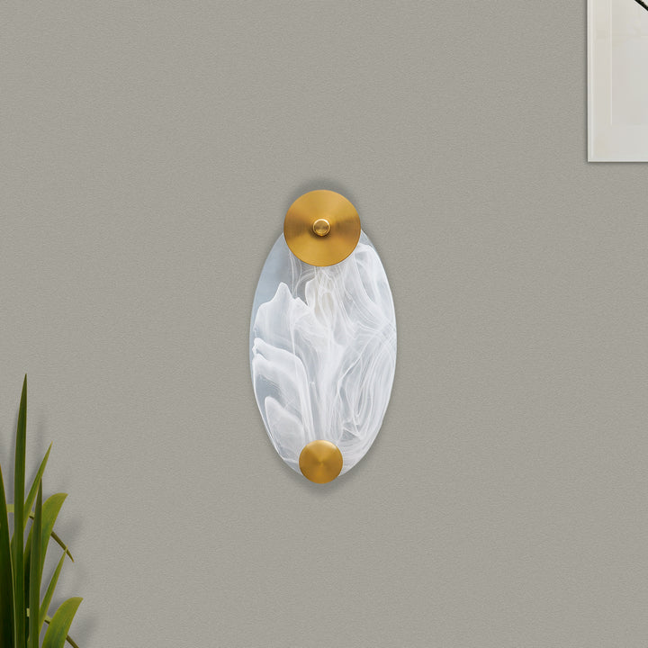 ELLISON White Marbal Wall Light