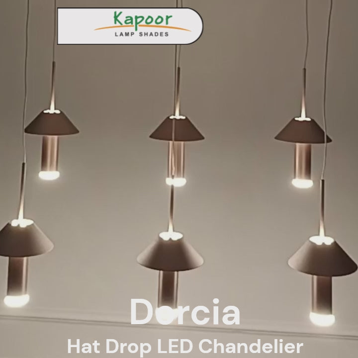 DORCIA Hat Drop LED Chandelier