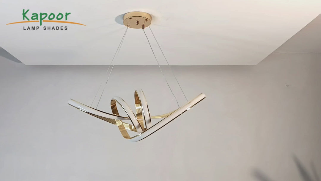 Noleon Rose Gold 3 Colour LED Chandelier Ceiling Light