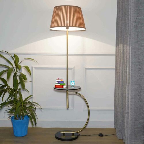 Jigger Metal Multiutility Shelf Floor Lamp